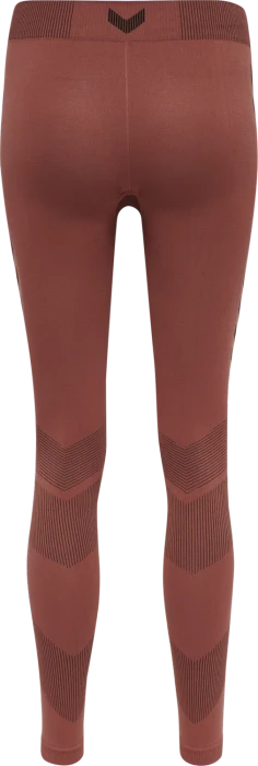 hummel Seamless Training Tight Hose lang marsala (Damen)