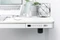 Digitus elektrisch höhenverstellbarer Sitz-Steh-Schreibtisch mit USB-Ladestation 120x60cm weiß/weiß Vorschaubild