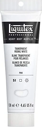 Liquitex Professional Heavy Body Acrylic transparent mixing white, 138ml