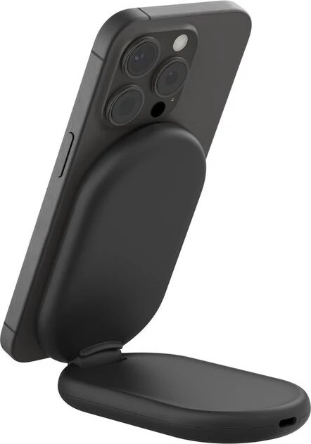 Belkin BoostCharge Magnetische, einklappbare, kabellose Ladestation mit Qi2 (15W) schwarz