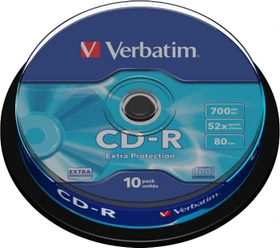 Verbatim Extra Protection CD-R 80min/700MB, 52x, 10er Spindel
