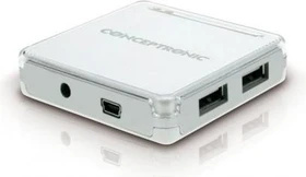 Conceptronic Stylish USB-Hub, 7x USB-A 2.0, USB 2.0 Mini-B [Buchse] (C7USB2W)