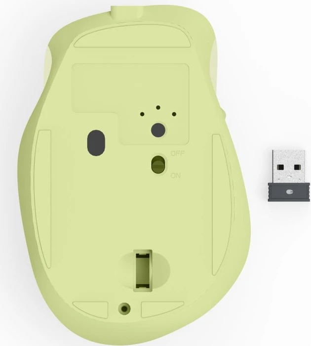 Hama MW-500 Ergonomic Silent Wireless grün, USB