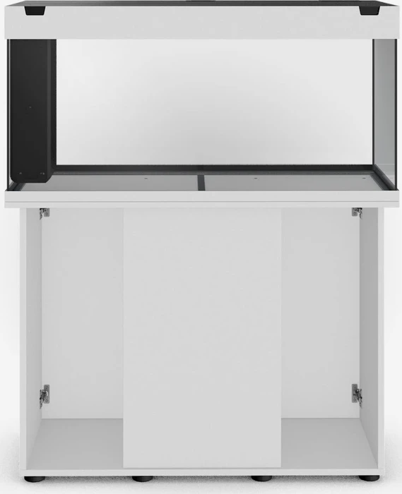 Juwel Rio 180 LED Aquarium-Set mit Unterschrank, weiß/weiß, 180l