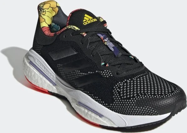 adidas Solar Glide 5 core black/solar red (Damen)