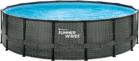 Summer Waves Elite Frame Pool rund 488x122cm steinoptik