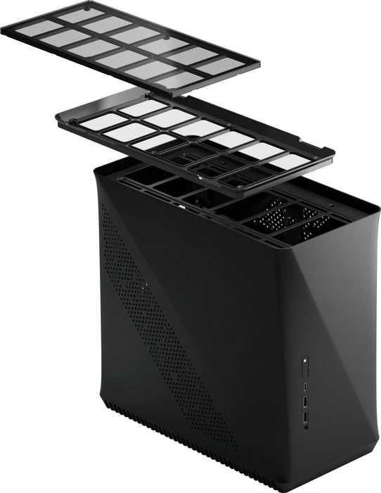 Fractal Design Era ITX Carbon TG, Glasfenster, Mini-ITX