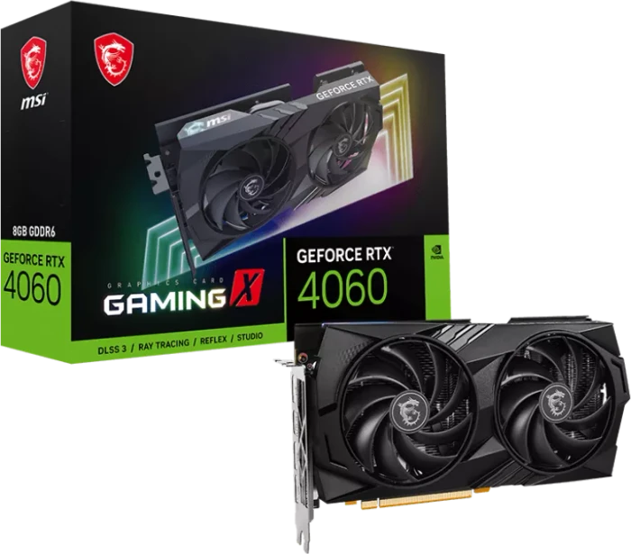 MSI GeForce RTX 4060 Gaming X 8G, 8GB GDDR6, HDMI, 3x DP