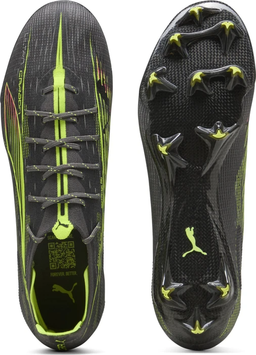 Puma Ultra 5 Carbon FG matte aged silver/yellow alert/sun struck (Herren)