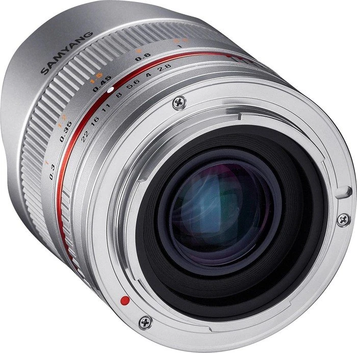 Samyang 8mm 2.8 UMC Fisheye II für Fujifilm X silber