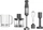 Kenwood HBM60.307GY Triblade XL+ Stabmixer