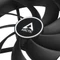ARCTIC F12 PWM schwarz, 120mm Vorschaubild