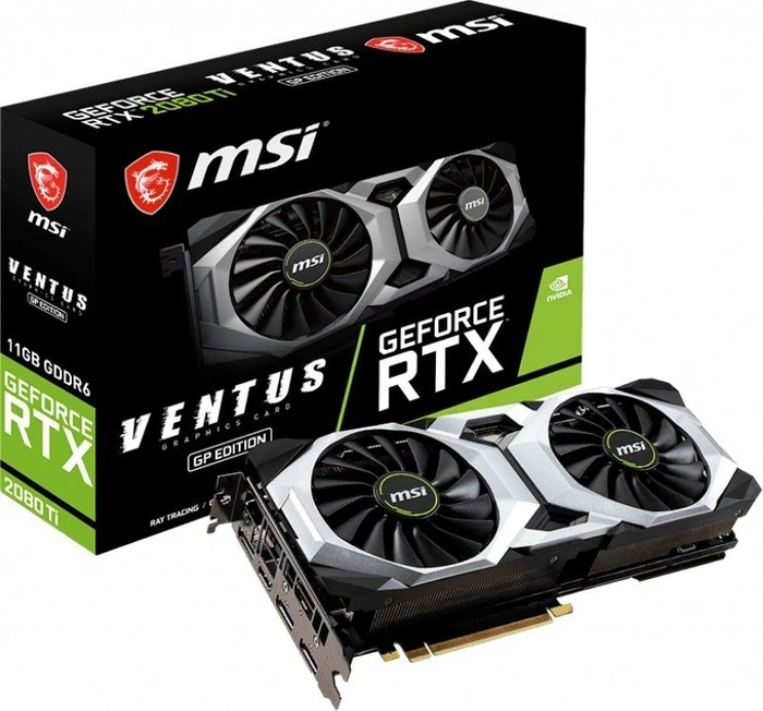 MSI GeForce RTX 2080 Ti Ventus GP, 11GB GDDR6, HDMI, 4x DP