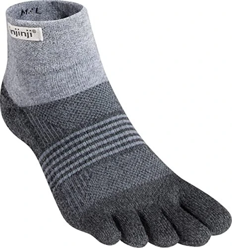 Injinji Trail Midweight Mini-Crew Laufsocken granite (Damen)