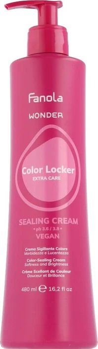 Fanola Wonder Color Locker Extra Care Sealing Cream, 480ml