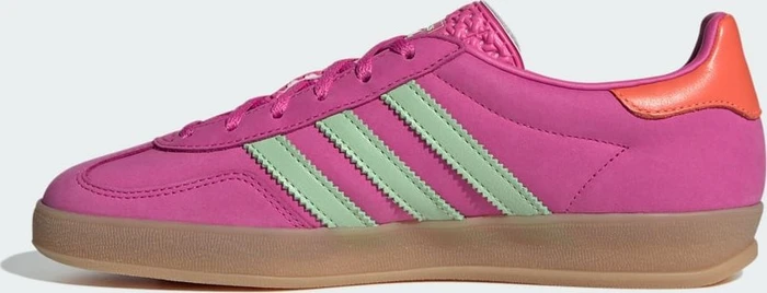 adidas Gazelle Indoor semi lucid fuchsia/semi green spark/signal coral (Damen)