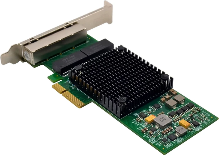InLine Quad-Gigabit LAN-Adapter, 4x RJ-45, PCIe 2.1 x4