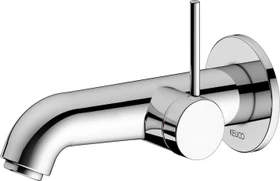 Keuco IXMO Waschbeckenarmatur für Wandmontage mit Tiefe 177mm chrom