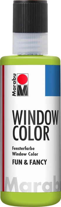 Marabu Window Color fun & fancy Malfarbe Glas/Porzellan, reseda, 80ml