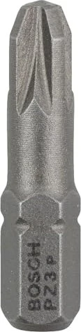 Bosch Professional Extra Hart Pozidriv Bit 1/4", PZ3x25mm, 3 Stück