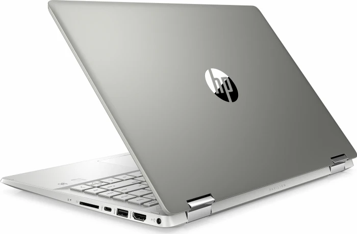 HP Pavilion x360 14-dh0220ng, Mineral Silver/Natural Silver, Core i5-8265U, 8GB RAM, 256GB SSD, DE