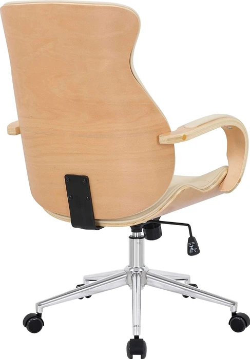 CLP Melilla Kunstleder Bürostuhl, natura/creme