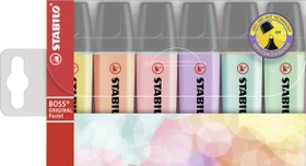 STABILO Boss Original Pastel sortiert, 6er-Set, Etui