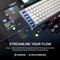 Corsair Vanguard Air 99 Wireless, weiß, LEDs RGB, Corsair OPX Low-Profile, USB/Bluetooth, UK Vorschaubild