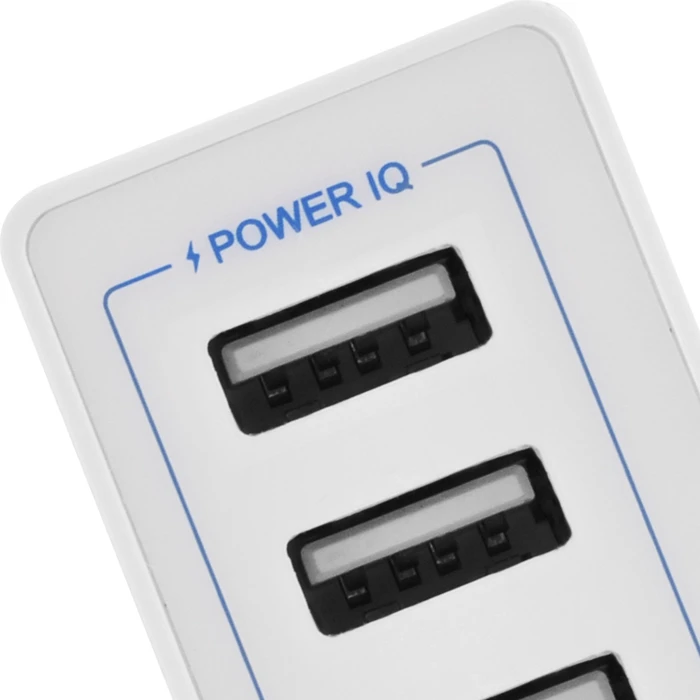 SilverStone UC01 USB-Ladestation 5-fach 8A weiß