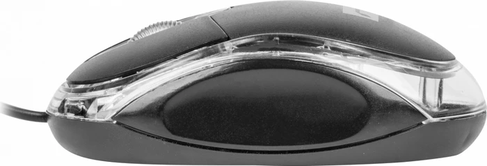 Natec Vireo 2 Wired Mouse schwarz/transparent, USB