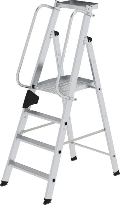 Günzburger Steigtechnik Alu Plattform-Stehleiter, 4 Stufen
