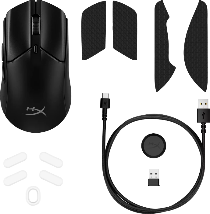 HP HyperX Pulsefire Haste 2 Wireless schwarz, USB/Bluetooth