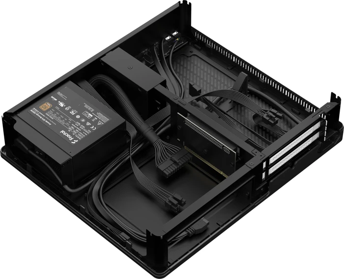 Fractal Design Node 202 + Anode PSU, schwarz, Mini-ITX, 450W SFX