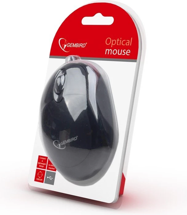 Gembird Optical Mouse U-01 schwarz, USB