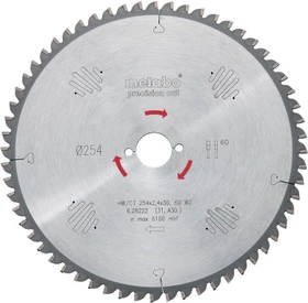 Metabo Precision Cut Wood Kreissägeblatt 48Z, 190x1.8x20mm, 1 Stück
