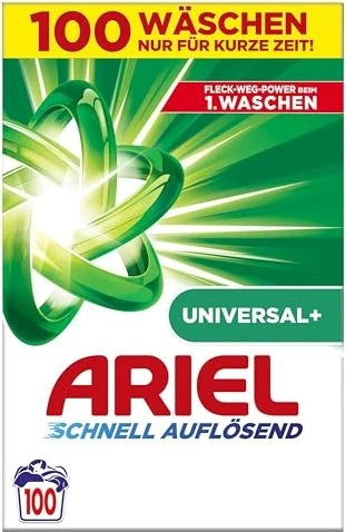 Ariel Universal+ Pulver Waschmittel, 6.00kg