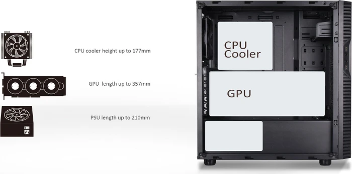 SilverStone Precision PS14-E, Glasfenster