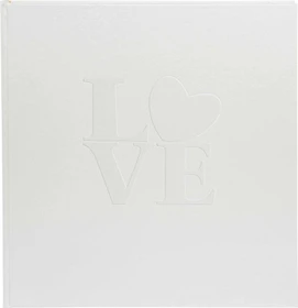Goldbuch Buch Fotoalbum White Love 30x31