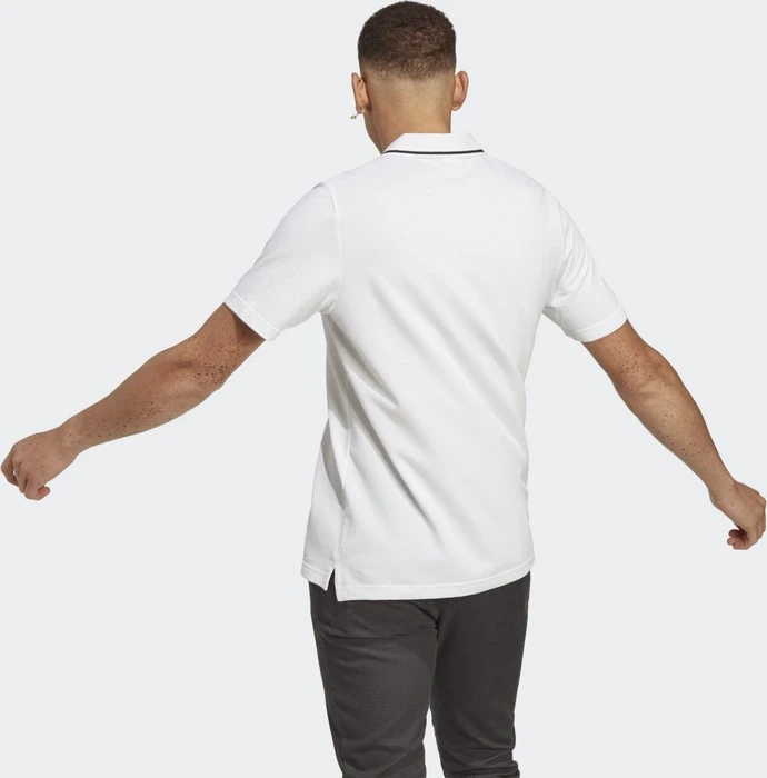 adidas Essentials Piqué Small Logo Poloshirt kurzarm weiß (Herren)