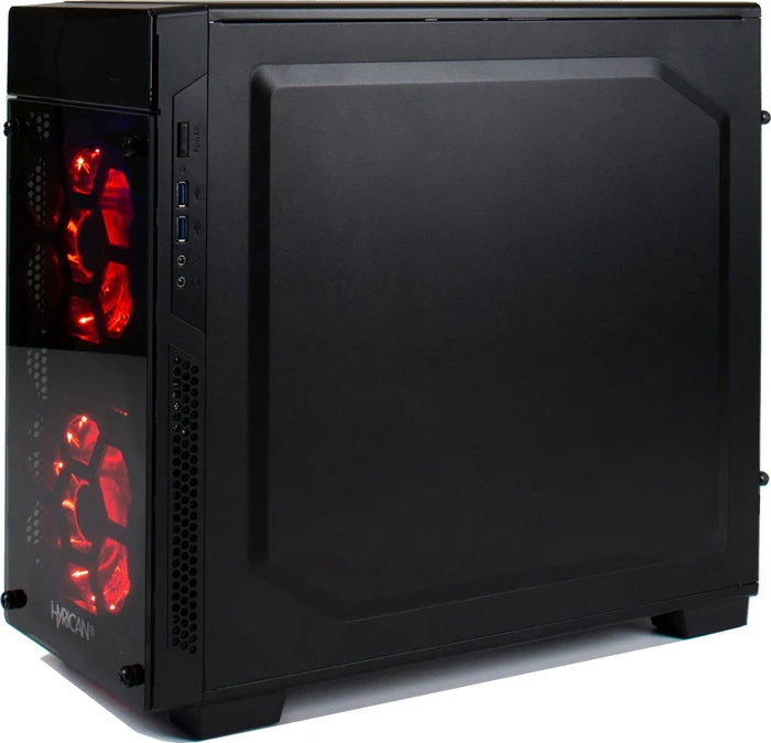 Hyrican Striker 6443, Red, Core i7-9700F, 16GB RAM, 480GB SSD, 1TB HDD, GeForce GTX 1660 Ti