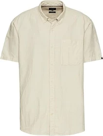 Camel Active Baumwoll-Leinenmix Hemd kurzarm beige (Herren)