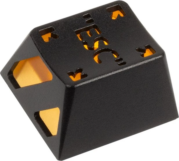 Zomoplus Keycap ESC, Aluminium, orange/schwarz, 1 Taste