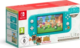 Nintendo Switch Lite - Animal Crossing: New Horizons Nepp & Schlepp Aloha Bundle türkis