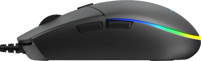 Baracuda Crab Black Gaming Mouse, schwarz, USB