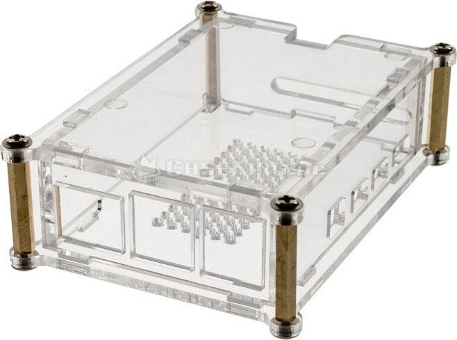 Joy-iT Acrylgehäuse für Raspberry Pi 4, transparent