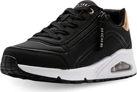 Skechers Uno Gen1 - Zip and Stride schwarz/rosegold (Junior)