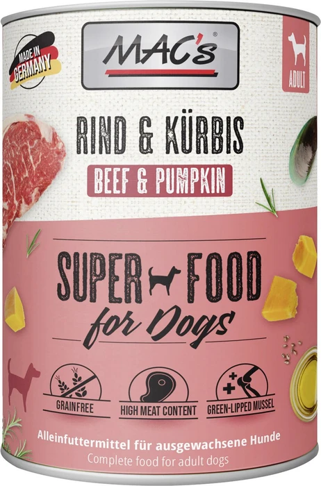 MAC's Dog Rind und Kürbis