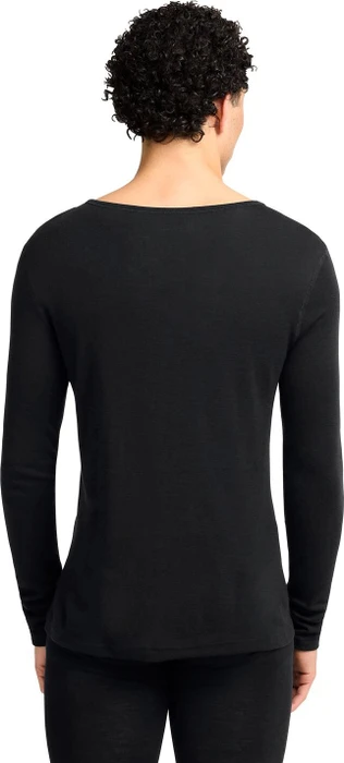 Jack Wolfskin Merino Funktionsshirt langarm schwarz (Herren)