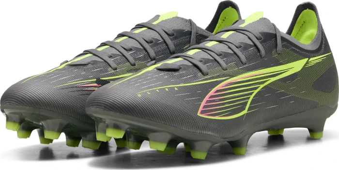 Puma Ultra 5 Match FG/AG matte aged silver/yellow alert/puma aged silver (Herren)
