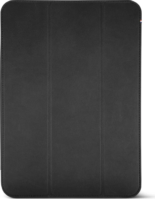 Decoded Leder Slim Cover für iPad 10.9" 2022, schwarz